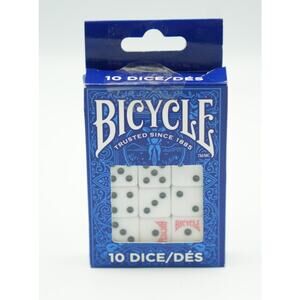 Bicycle Dice 10-Pack United States Playing Card Co New Sealed - Classic Gaming